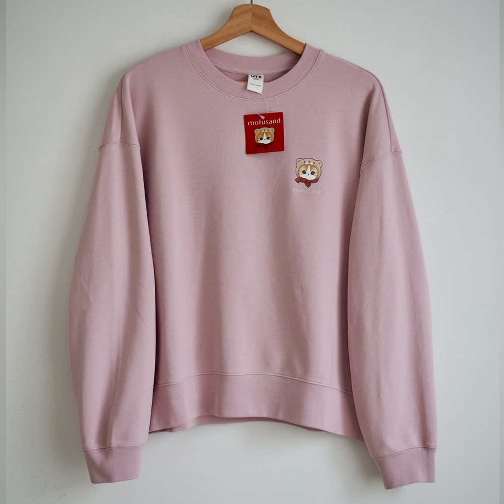 Mofusand cat teddy meow Uniqlo pullover sweatshirt New